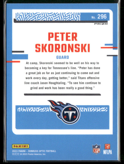 2023 Panini Peter Skoronski #296 Rated Rookie