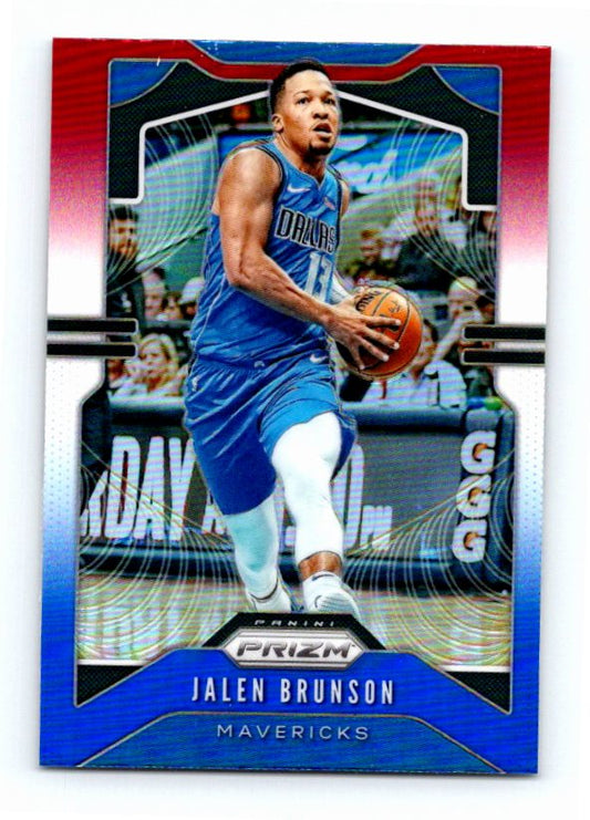 2019 Panini Prizm Jalen Brunson #78 Red White Blue Prizm