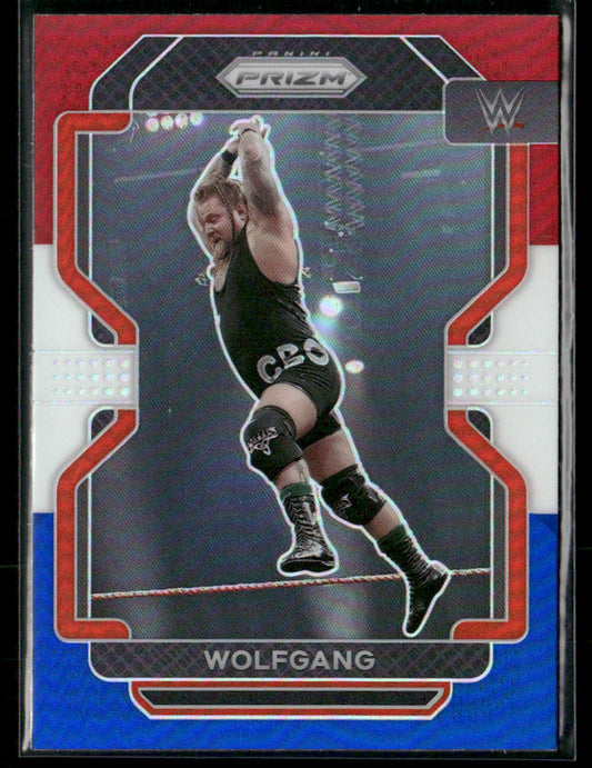 2022 Prizm WWE Wolfgang #149 Red White Blue