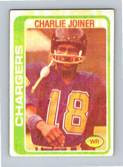 1978 Topps Charlie Joiner #338 WR