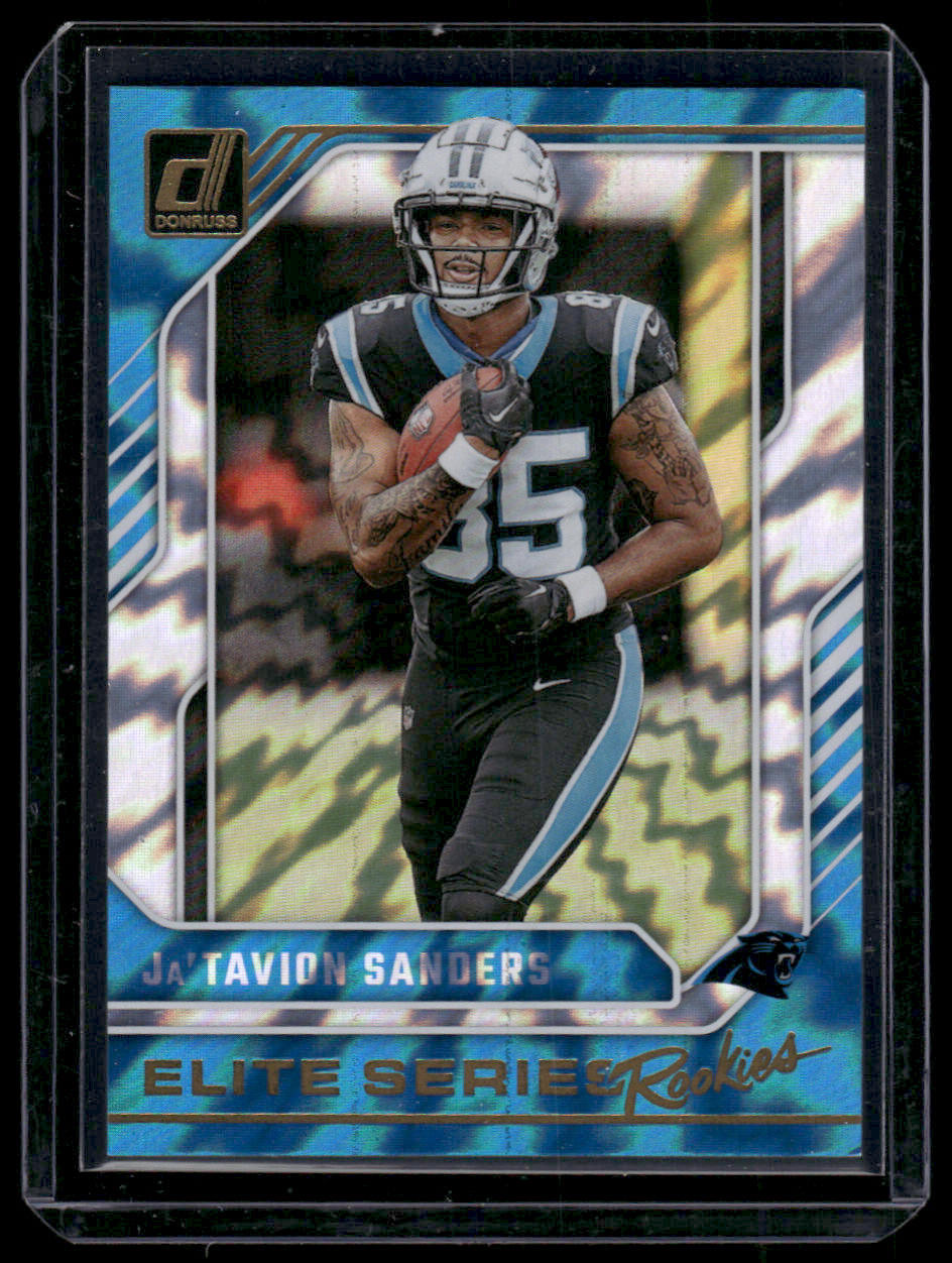 2024 Panini Donruss Jatavion Sanders #6 Elite Series Rookies