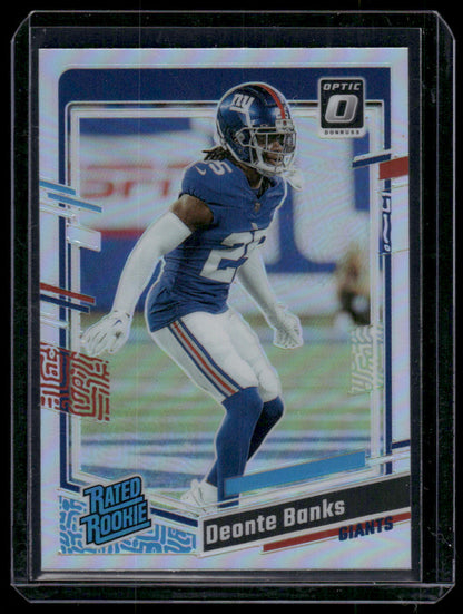 2023 Panini Donruss Optic Deonte Banks #278 Holo Rated Rookie