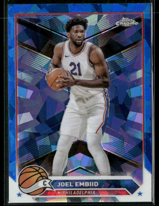 2024 Topps Chrome Sapphire Joel Embiid #100