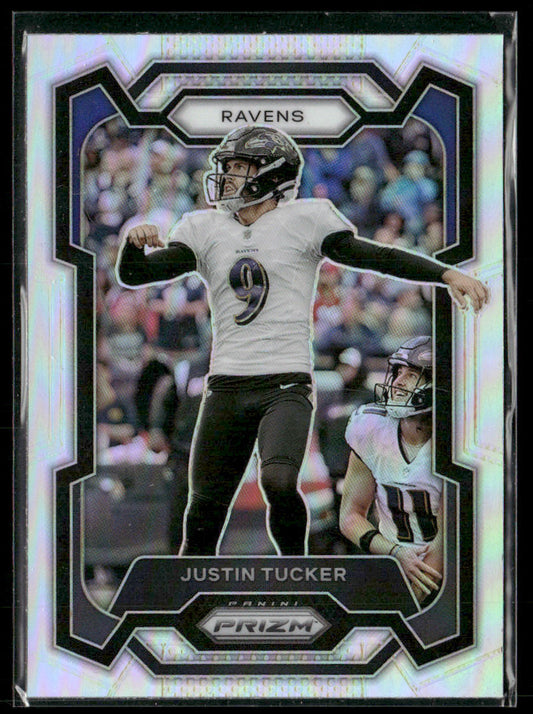 2023 Panini Prizm Justin Tucker #22 Silver Prizm