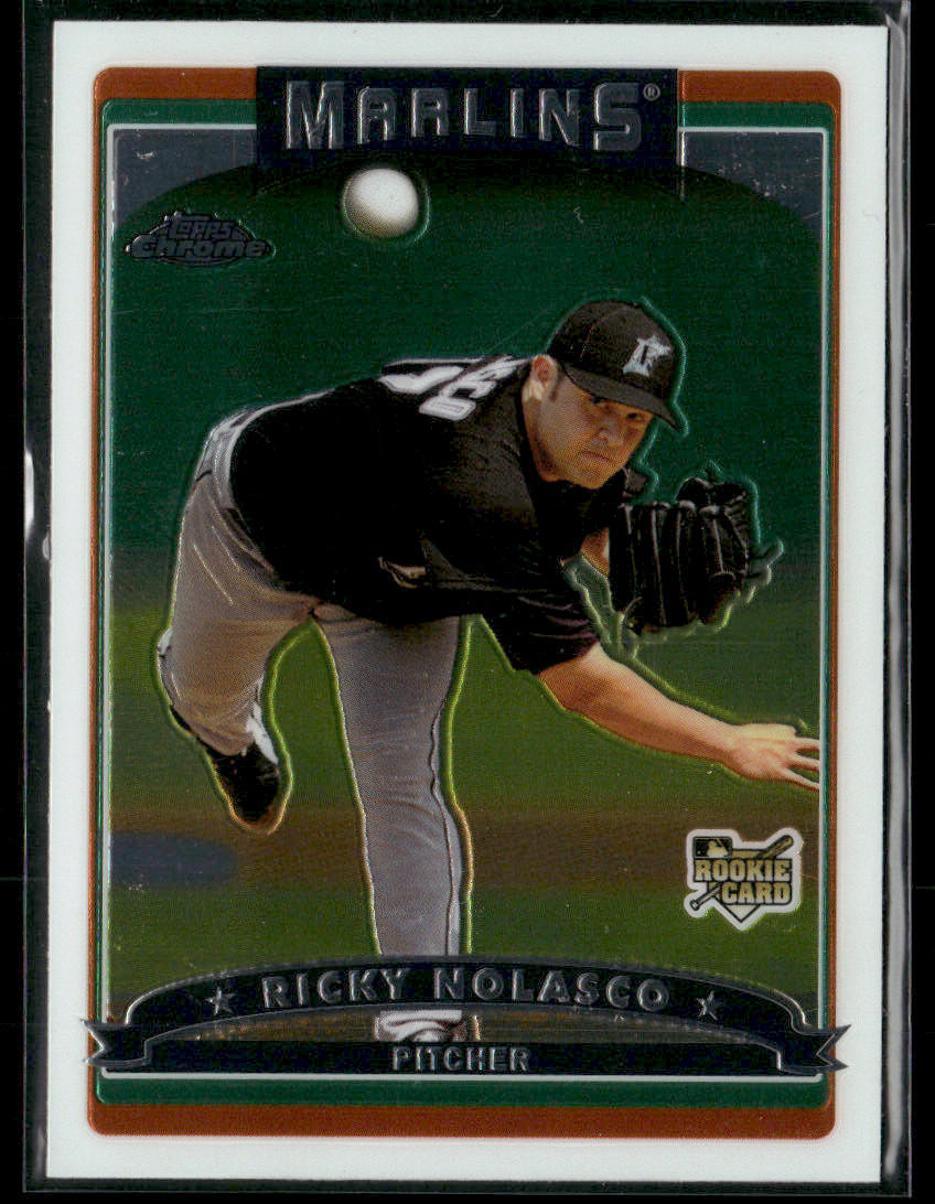 2006 Topps Chrome Ricky Nolasco #318 Rookie