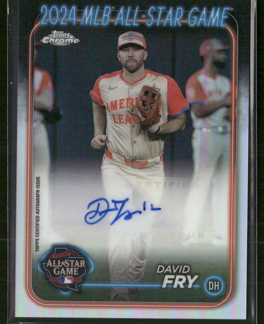 2024 Topps Chrome Update David Fry #ASGCA-DF Refractor Autograph