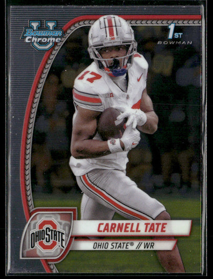 2024 Bowman Chrome University Carnell Tate #39