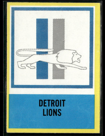 1967 Philadelphia Detroit Lions #72