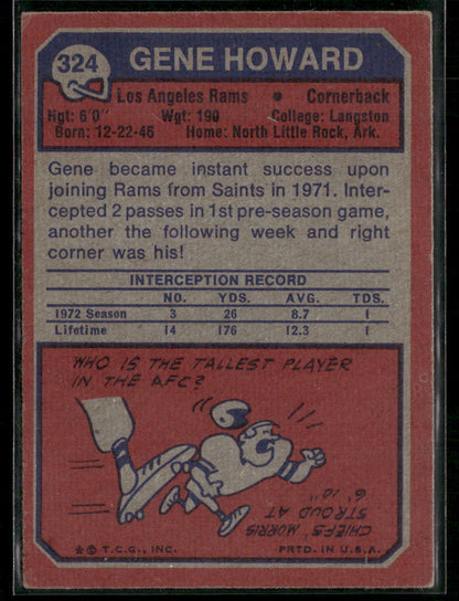 1973 Topps Gene Howard #324