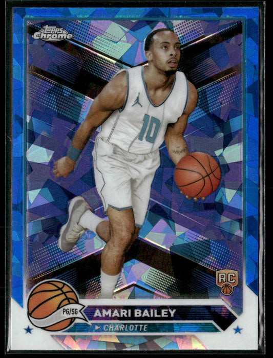 2023 Topps Chrome Sapphire Amari Bailey #172 Rookie