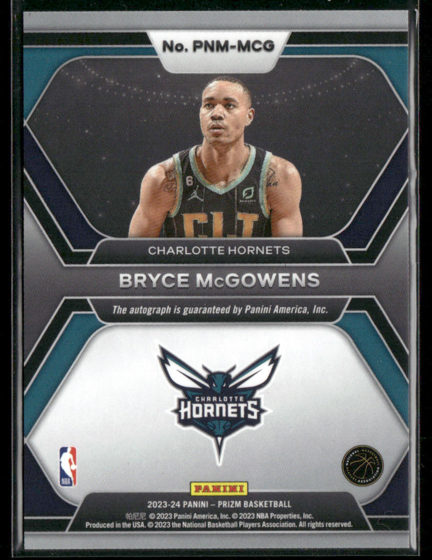 2023-24 Panini Prizm Bryce McGowens #PNM-MCG Penmanship Autograph