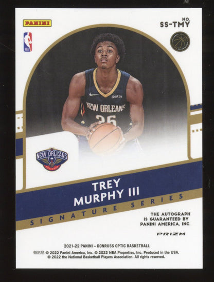 2021 Panini Donruss Optic Trey Murphy III #SS-TMY Green Wave