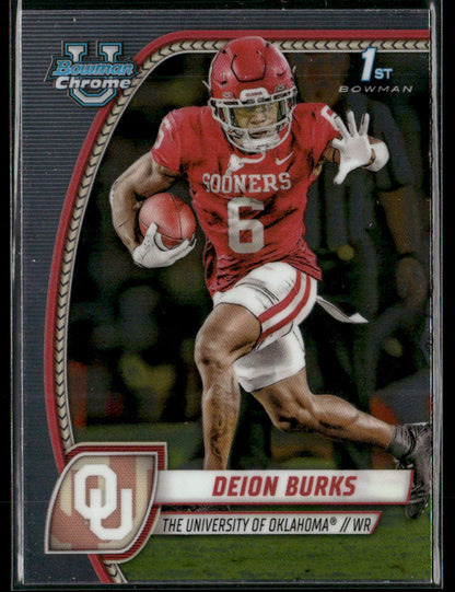 2024 Bowman Chrome University Deion Burks #56