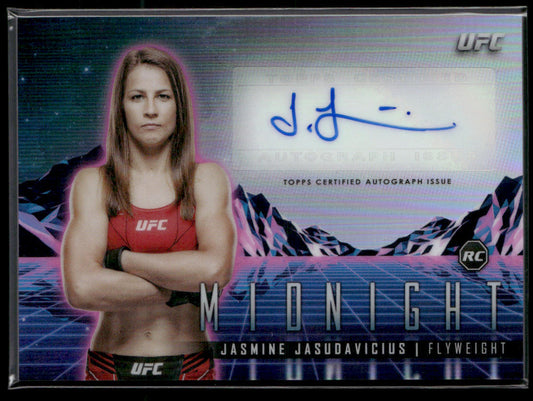 2024 Topps Midnight UFC Jasmine Jasudavicius #HS-JJS Autograph