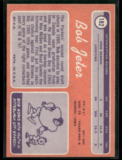 1970 Topps Bob Jeter #182