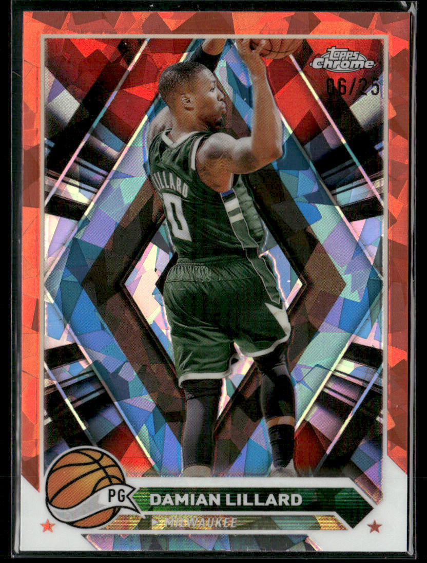 2024 Topps Chrome Sapphire Damian Lillard #132 /25