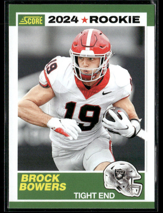 2024 Panini Brock Bowers #10 Rookie