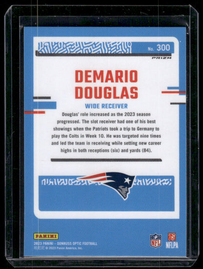 2023 Panini Donruss Optic Demario Douglas #300 Holo Prizm Rated Rookie