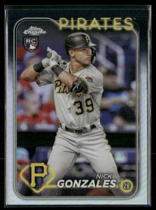 2024 Topps Chrome Nick Gonzales #72 Refractor Rookie