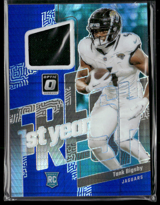 2023 Panini Donruss Optic Tank Bigsby #FYF-TBI 1st Year Fresh Relic