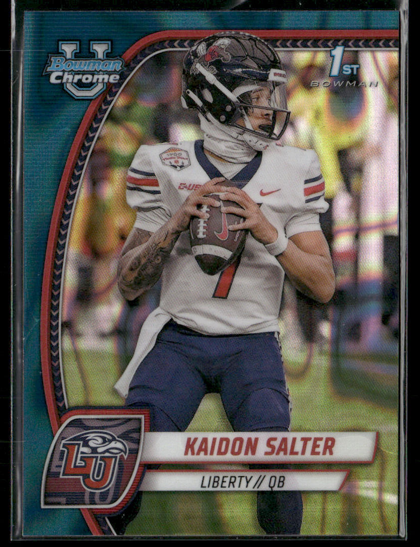 2024 Bowman Chrome University Kaidon Salter #111 Teal Lava