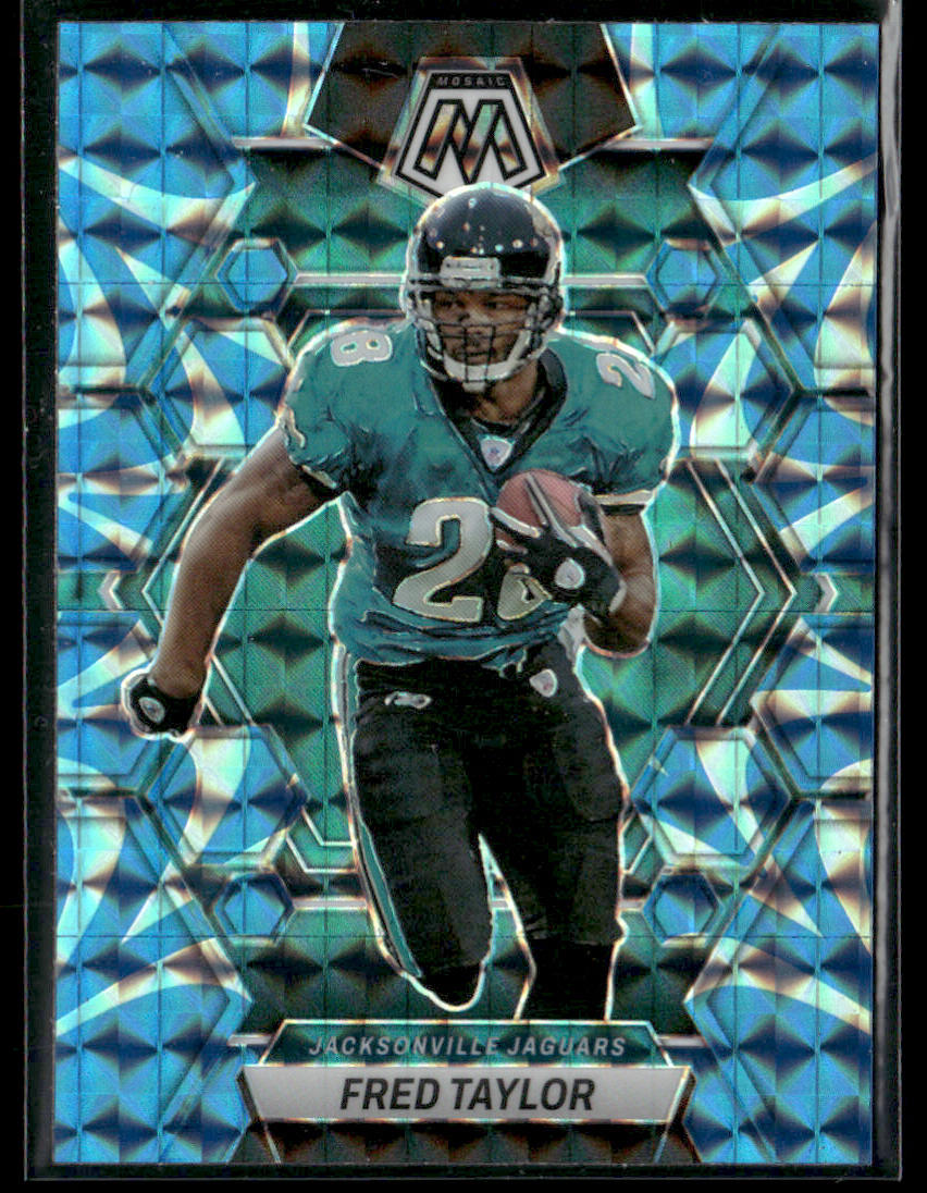 2023 Panini Mosaic Fred Taylor #107 Reactive Blue