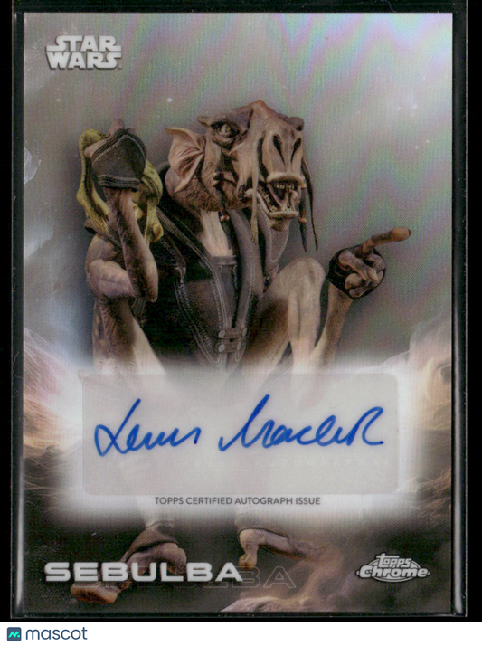 2025 Topps Chrome Star Wars Sebulba/Lewis MacLeod Refractor Auto #A-KM
