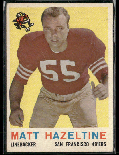 1959 Topps Matt Hazeltine #72