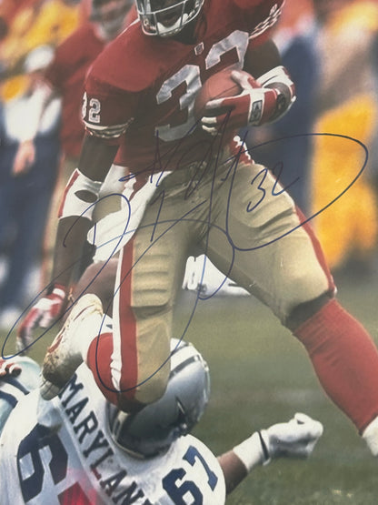 Ricky Watter San Francisco 49ers Signed Football Photo