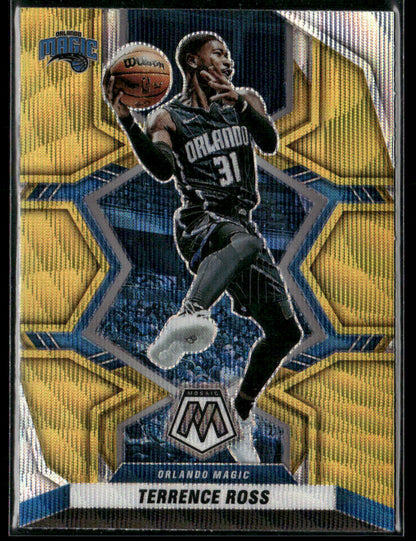 2021-22 Panini Mosaic Basketball Terrence Ross #10 Gold Wave