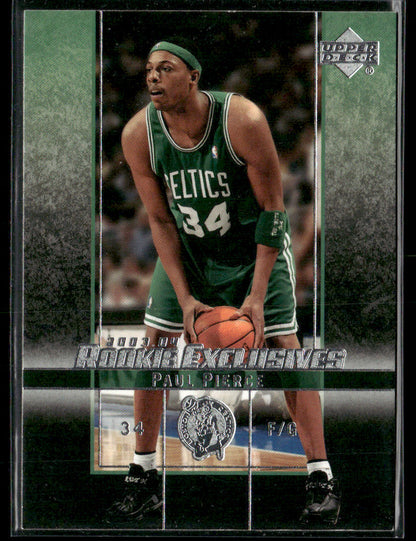 2003 Upper Deck Rookie Exclusives Paul Pierce #41