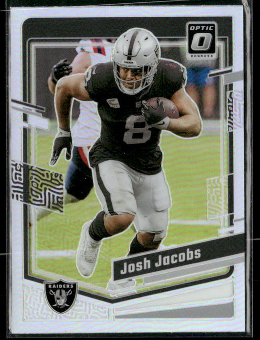 2023 Panini Donruss Optic Josh Jacobs #99 Holo