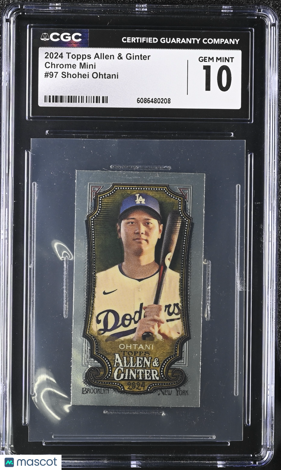 2024 Topps Allen & Ginter Shohei Ohtani #97 Chrome Mini CGC 10