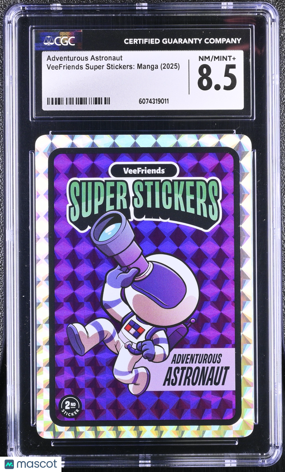 2025 VeeFriends Super Stickers Manga Series Adventurous Astronaut CGC 8.5