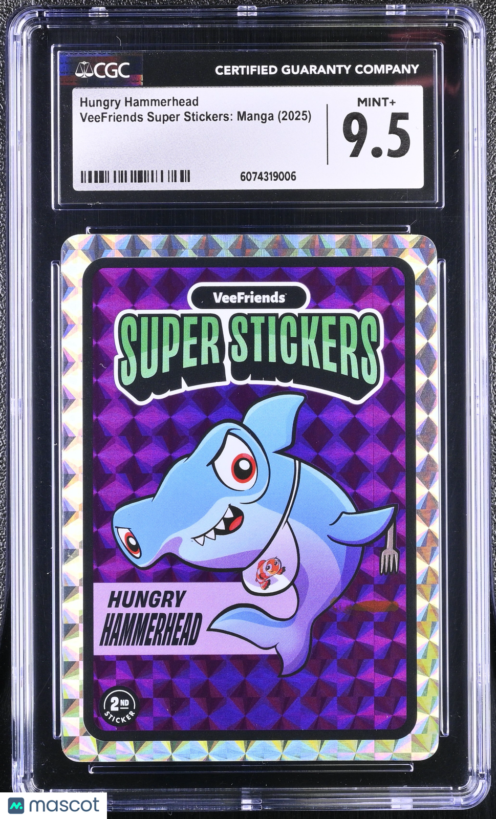 2025 VeeFriends Super Stickers Manga Series Hungry Hammerhead CGC 9.5
