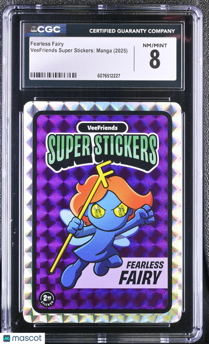 2025 Veefriends Super Stickers: Manga Fearless Fairy CGC 8
