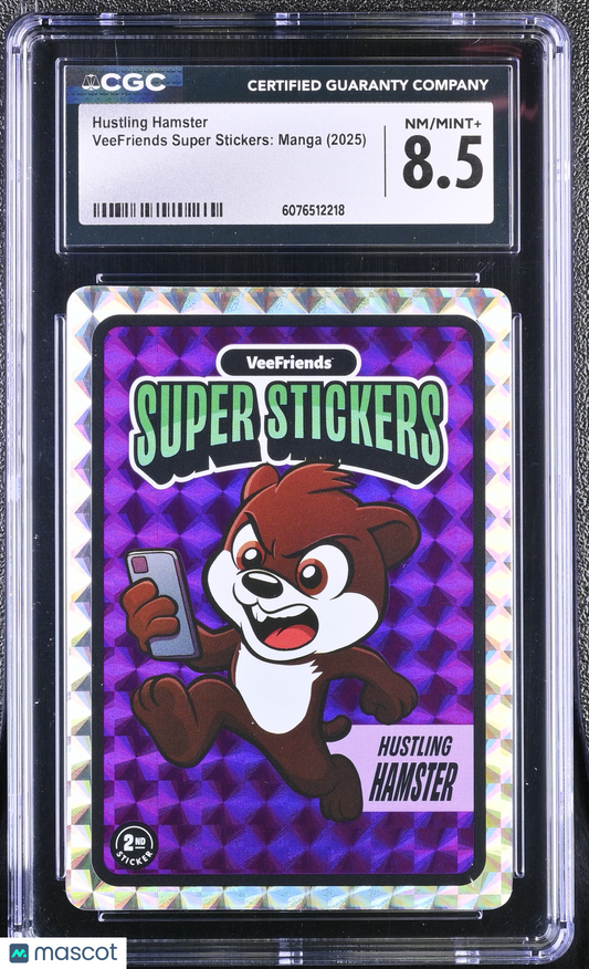 2025 Veefriends Super Stickers: Manga Hustling Hamster CGC 8.5