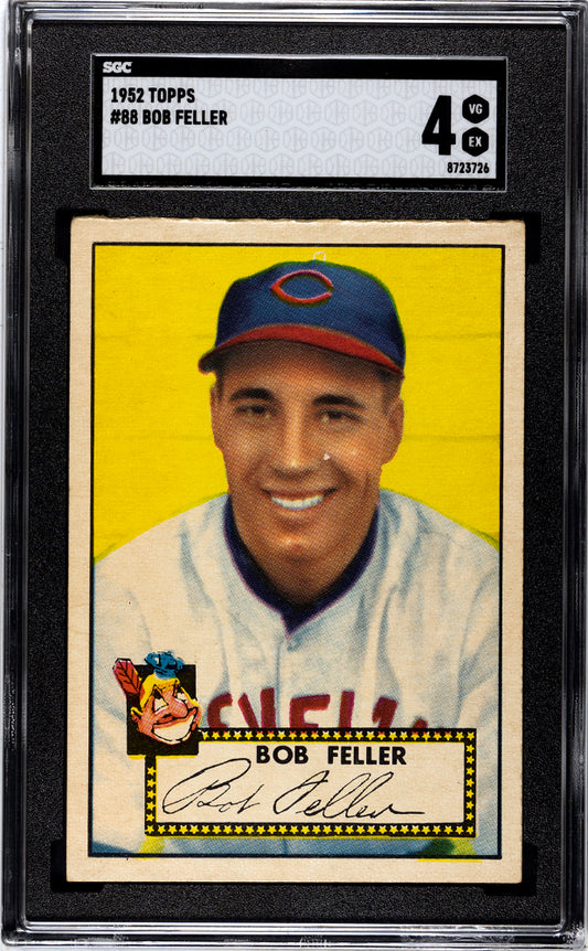 1952 Topps Bob Feller #88 SGC 4