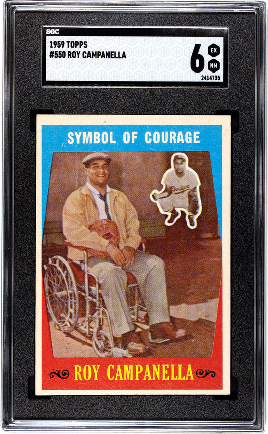 1959 Topps Roy Campanella #550 SGC 6