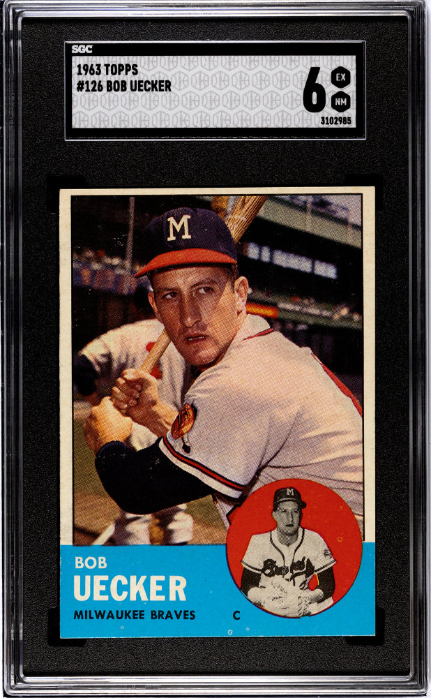 1963 Topps Bob Uecker #126 SGC 6