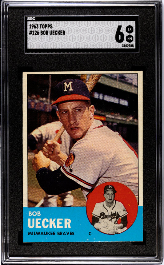 1963 Topps Bob Uecker #126 SGC 6