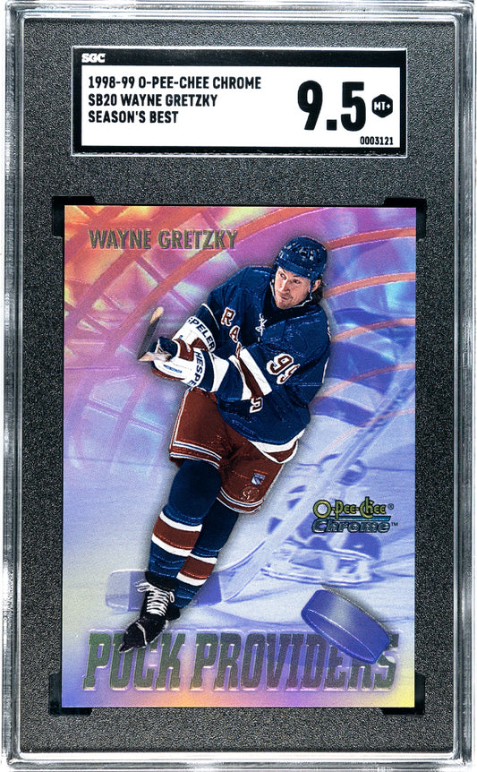 1998-99 O-Pee-Chee Chrome Wayne Gretzky #SB20 Season's Best SGC 9.5