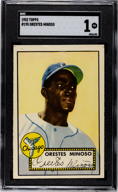 1952 Topps Orestes Minoso #195 SGC 1