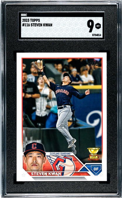 2023 Topps Steven Kwan #116 SGC 9