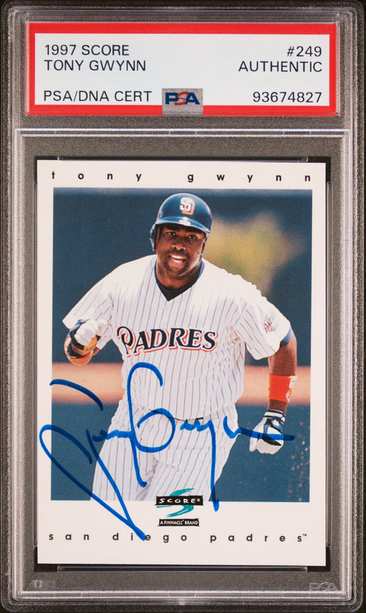 1997 Score Tony Gwynn #249 PSA A