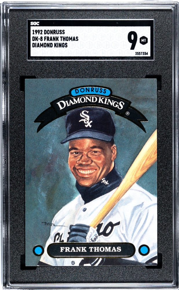 1992 Donruss Frank Thomas #DK-8 Diamond Kings SGC 9