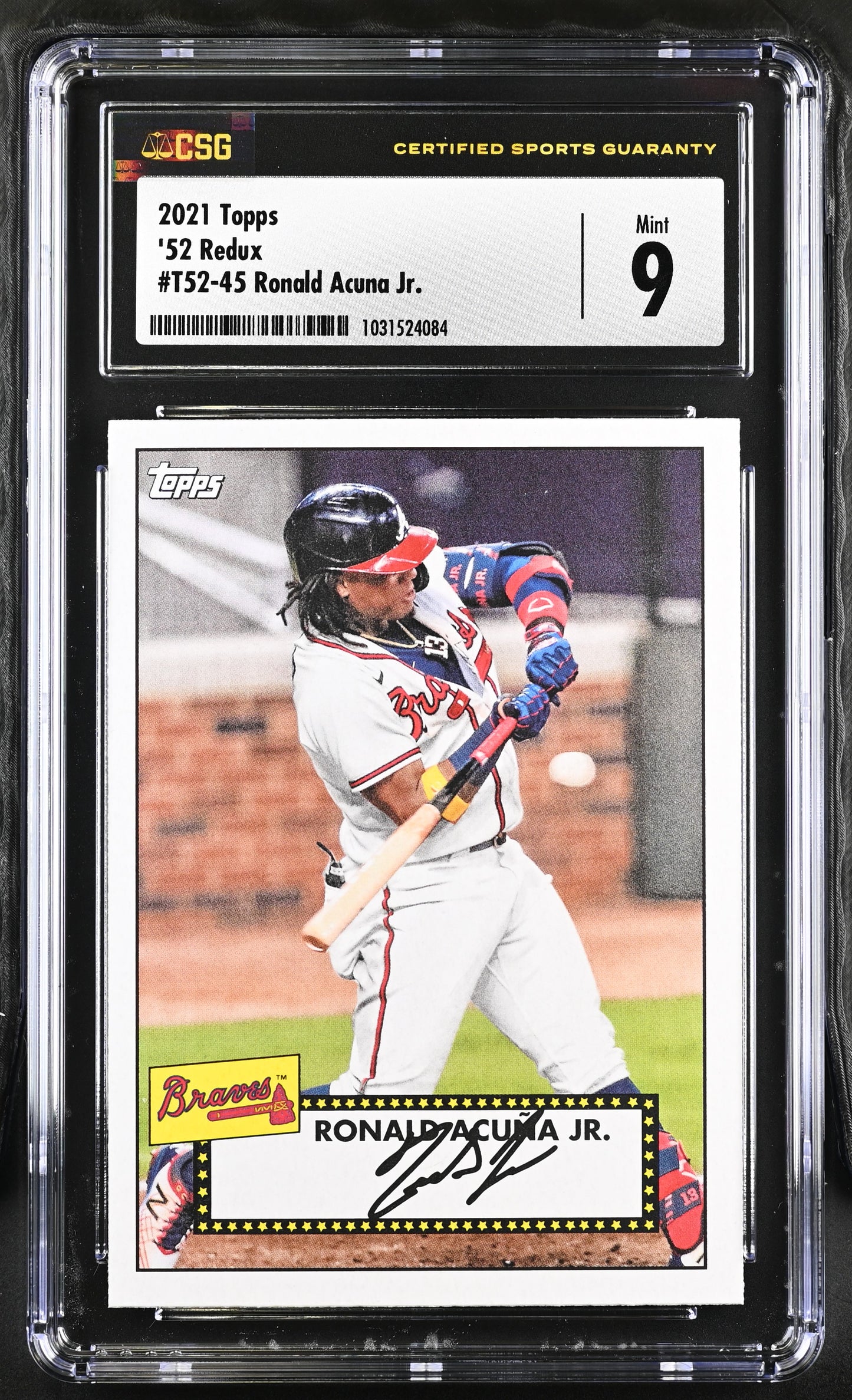 2021 Topps Ronald Acuna Jr. #T52-45 CGC 9