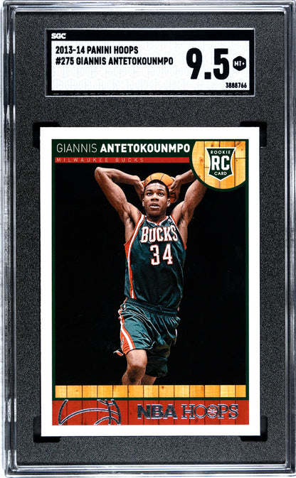 2013-14 Panini Hoops Giannis Antetokounmpo #275 SGC 9.5