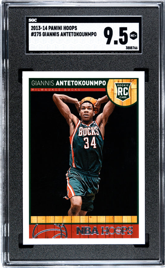 2013-14 Panini Hoops Giannis Antetokounmpo #275 SGC 9.5