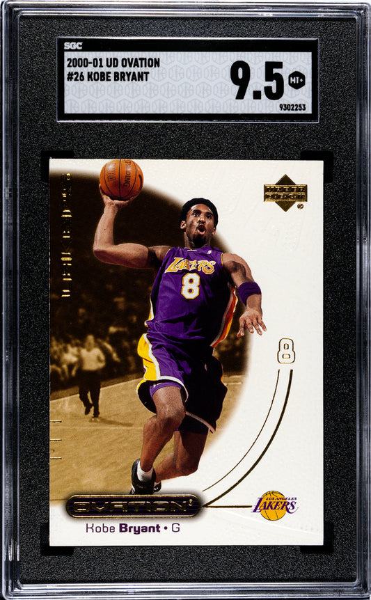 2000-01 Upper Deck Ovation Kobe Bryant #26 SGC 9.5